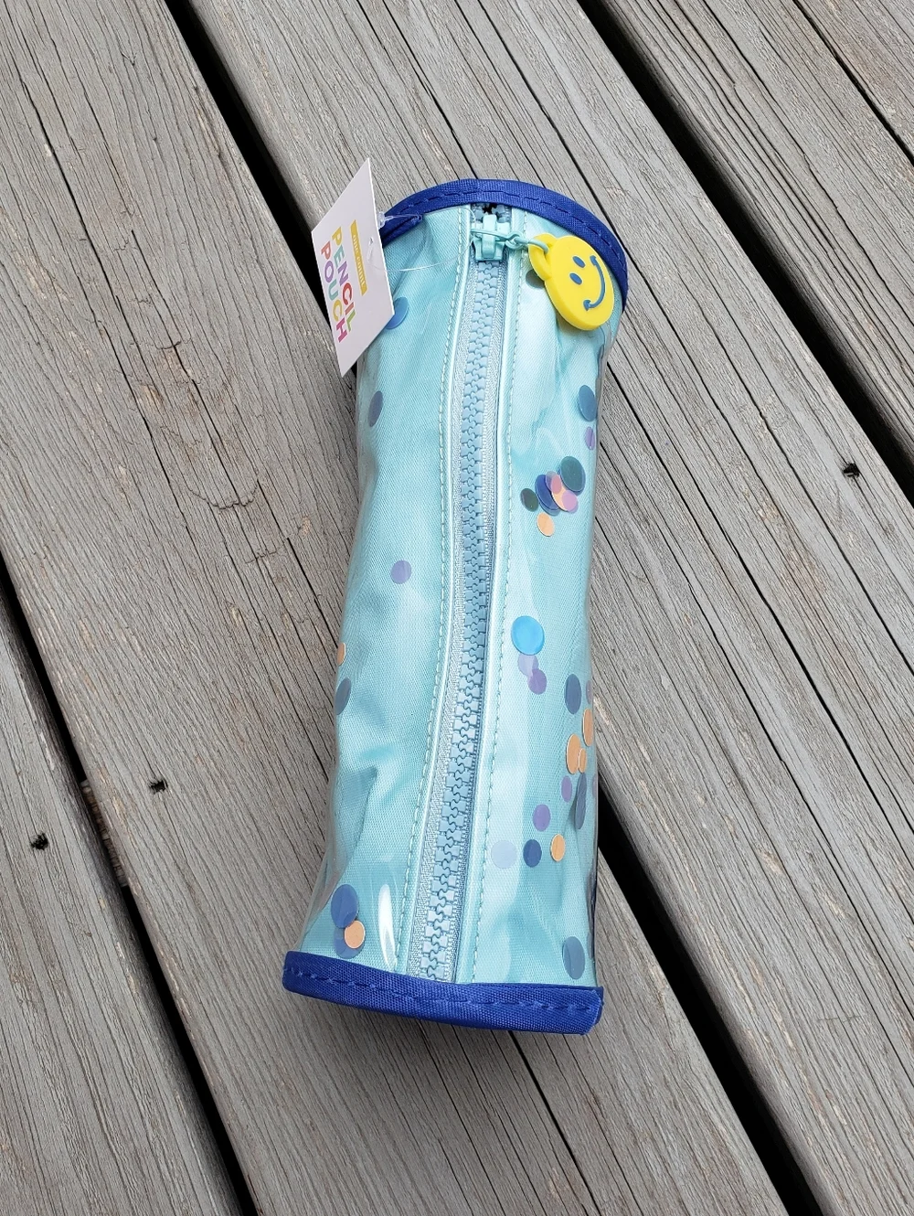 Smiley Face Confetti Pencil Pouch